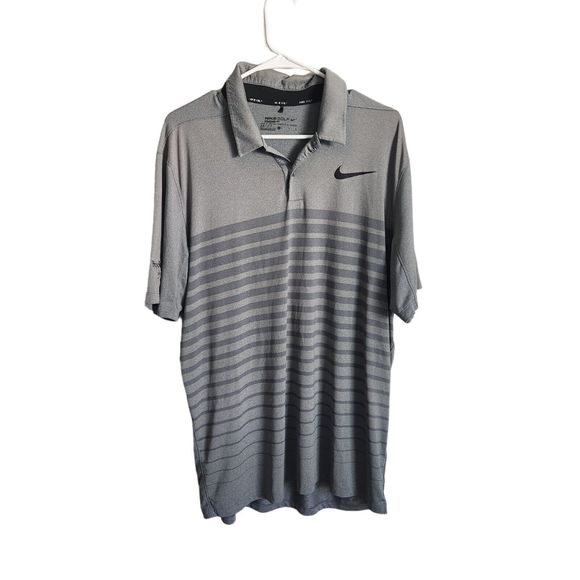 Nike Golf Dri Fit Gray Polo Shirt‎ Men's Size Large - Picture 1 of 4